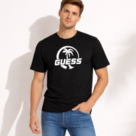 GUESS CN SS LOGO PALM T-SHIRT