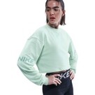Nike Pro Womens Dri-FIT Loose Crew-Neck French Terry Sweatshirt