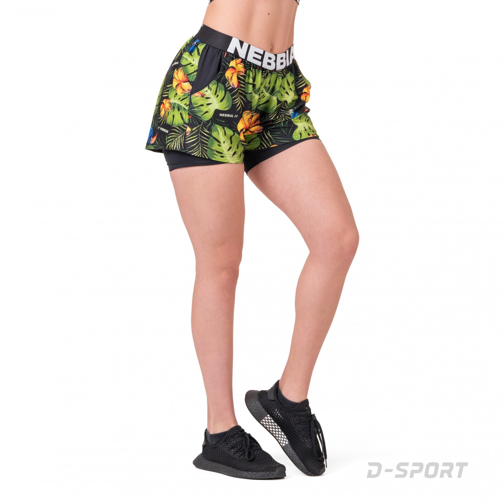 NEBBIA High-energy double layer shorts