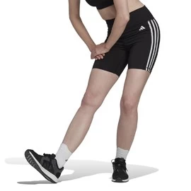 adidas Training Essentials 3-Stripes High-Waisted Short Leggings