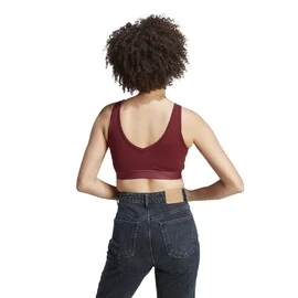 adidas Essentials 3-Stripes Crop Top With Removable Pads