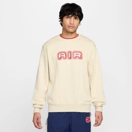 Nike Air Mens Fleece Crew-Neck Sweatshirt