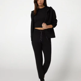 GUESS ALLIE SCUBA HOODIE ZIP SWEATSH