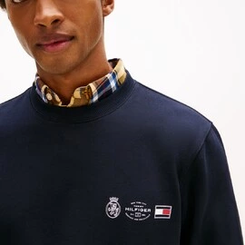 Tommy Hilfiger Small Crest Outline Crewneck