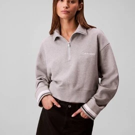 Calvin Klein 1/4 ZIP SWEATER GRAPHIC