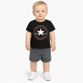 CONVERSE SS TEE & MESH SHORT SET