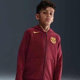 FC Barcelona Club Boys Full-Zip Hoodie