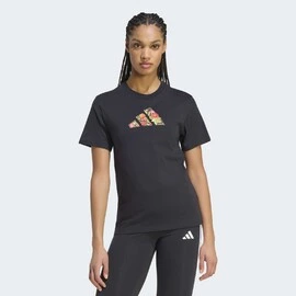 adidas FLORAL T BLACK